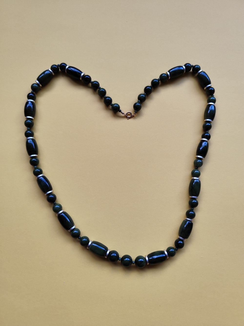 4/$50⭐️Elegant Dark Green Beaded Necklace - Women's Jewelry